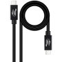 Nanocable Cable USB 4 Gen 3x2 USB-C a USB-C 40Gbps 240W 1.8m Negro